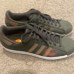 Adidas “Superstar,” gently worn.